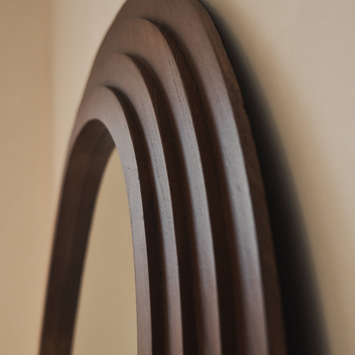 Luciana - Full Length Irregular Dark Wood Extra Large Mirror 200cm x 120cm