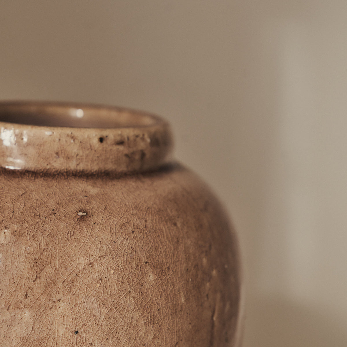 Portera - Caramel Gloss Ceramic Vase