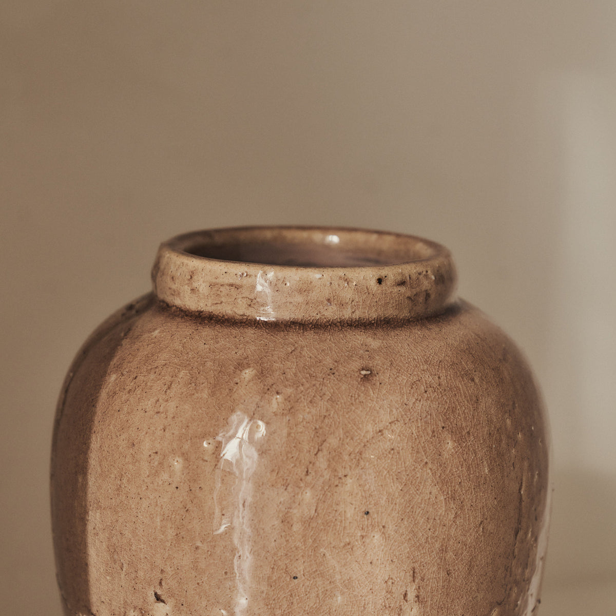 Portera - Caramel Gloss Ceramic Vase