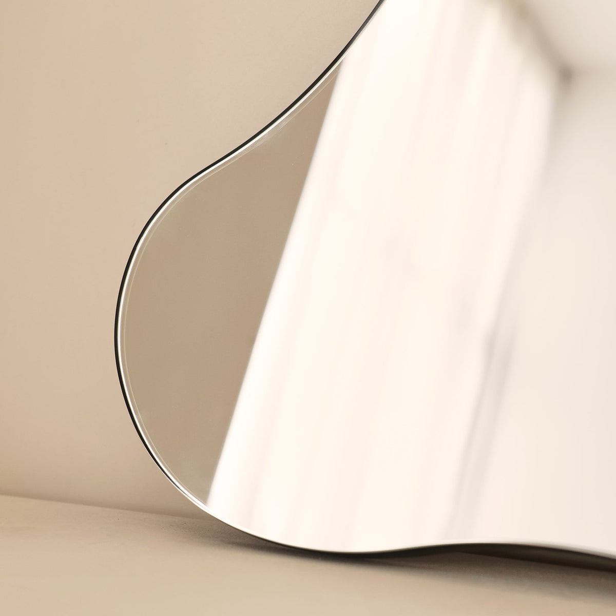 Edge - Frameless Irregular Pond Mirror 45cm x 30cm