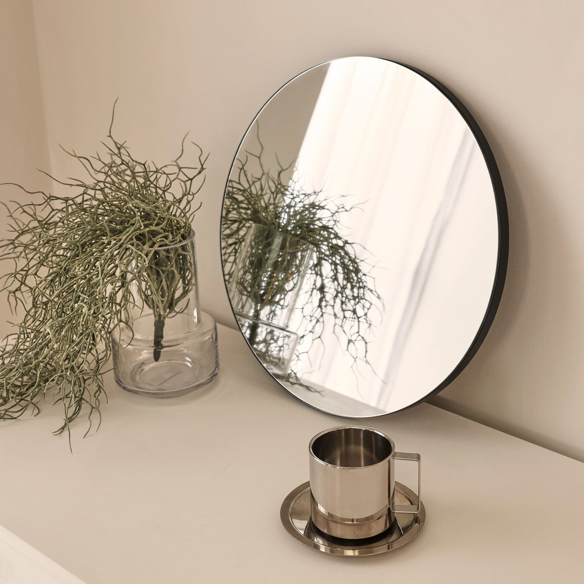 Edge - Frameless Round Wall Mirror 40cm x 40cm