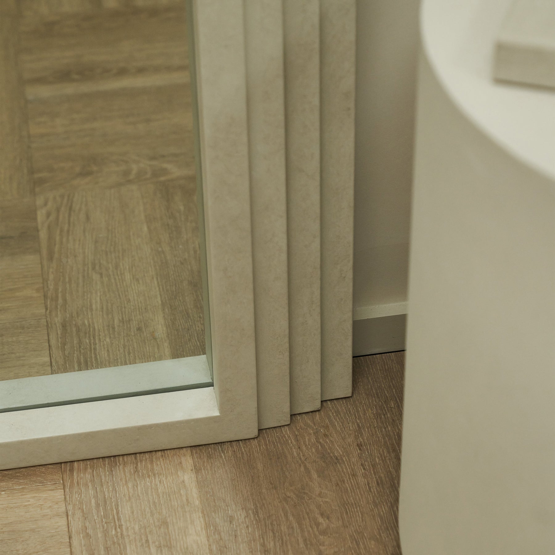 Luciana - Full Length Arched Concrete Mirror 196cm x 104cm
