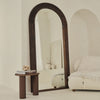 Luciana - Full Length Arched Charred Wood Mirror 196cm x 104cm