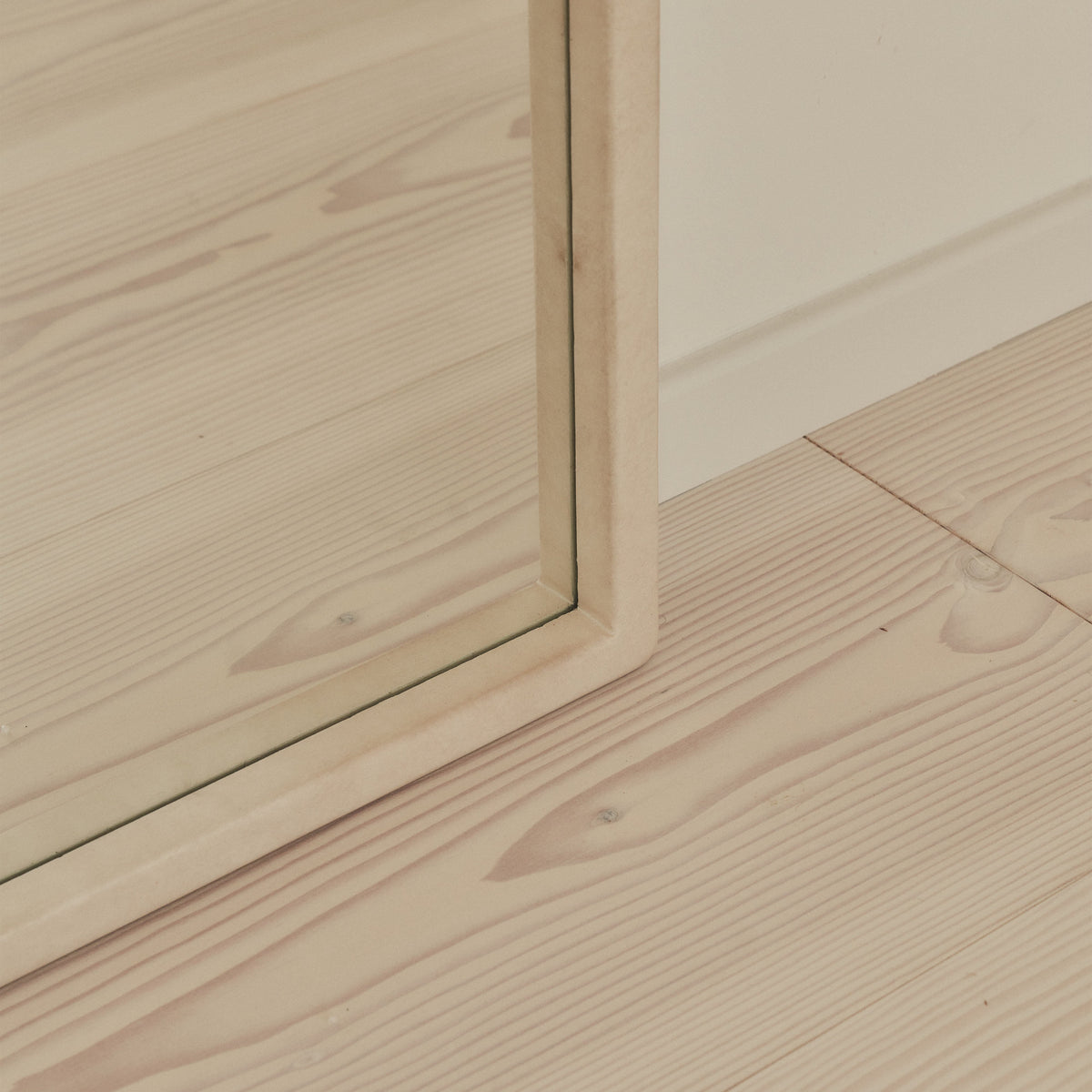 Arden - Concrete Full Length Arched Wooden Mirror 175cm x 95cm