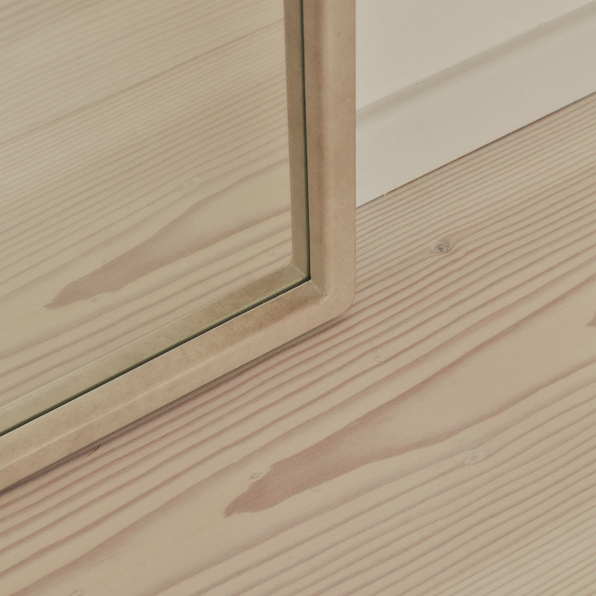 Arden - Concrete Full Length Wooden Mirror 140cm x 45cm