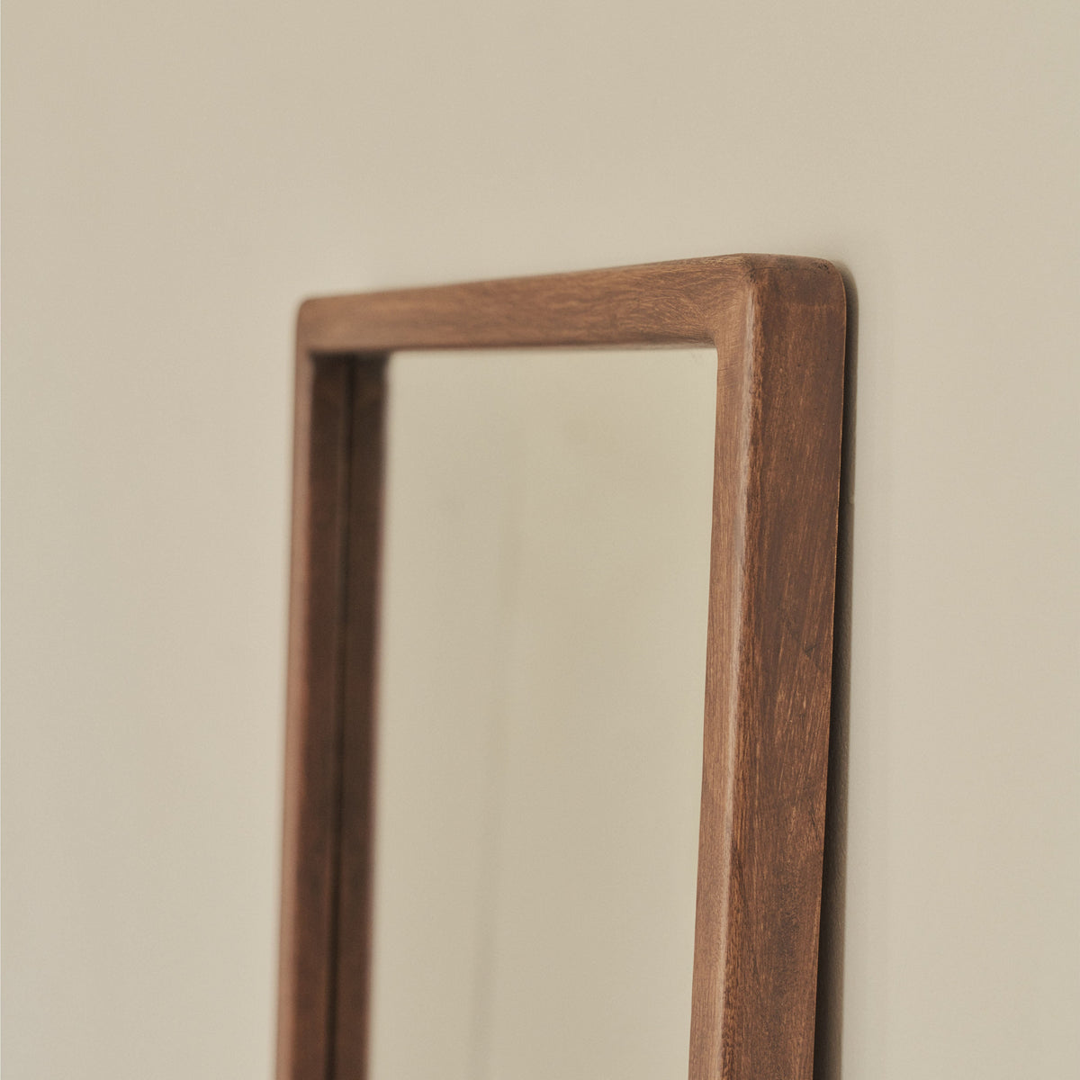 Arden - Dark Wood Full Length Wooden Mirror 140cm x 45cm