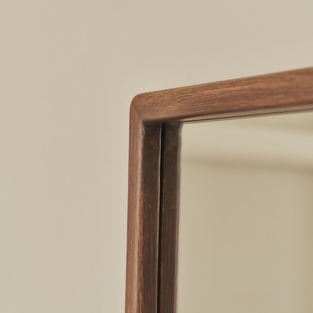 Arden - Dark Wood Full Length Wooden Mirror 140cm x 45cm