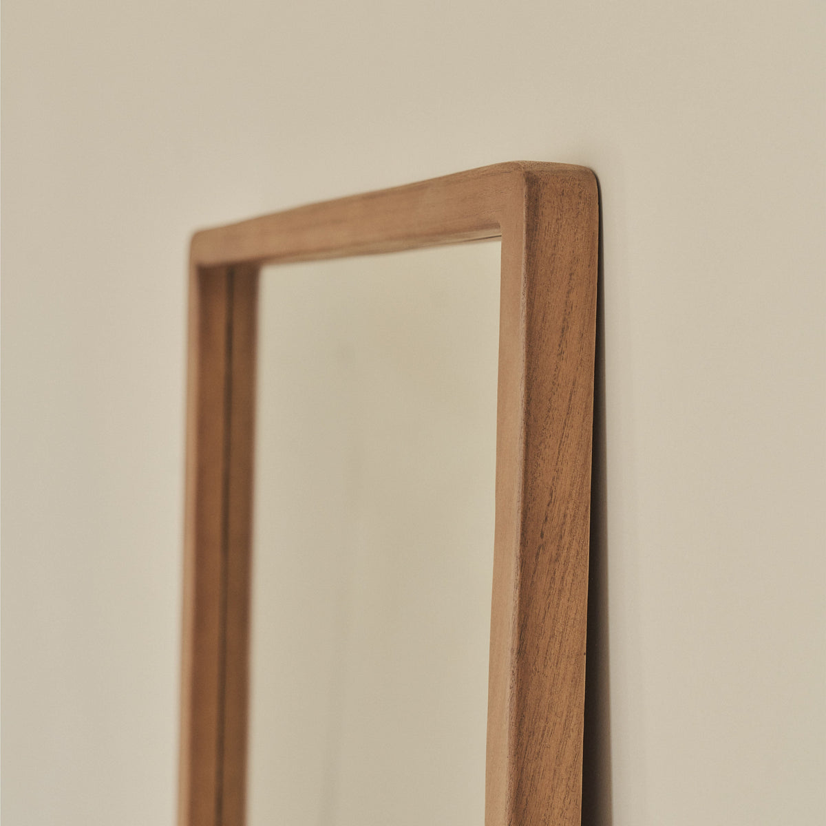 Arden - Warm Wood Full Length Wooden Mirror 140cm x 45cm
