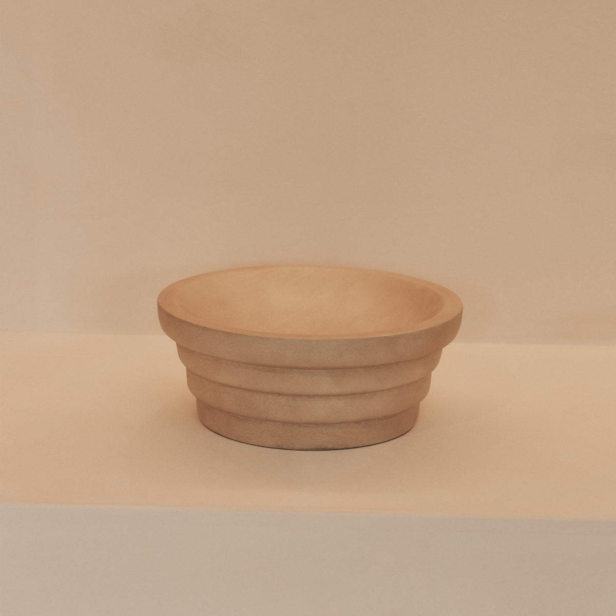 Luciana - Concrete Ribbed Bowl 25cm