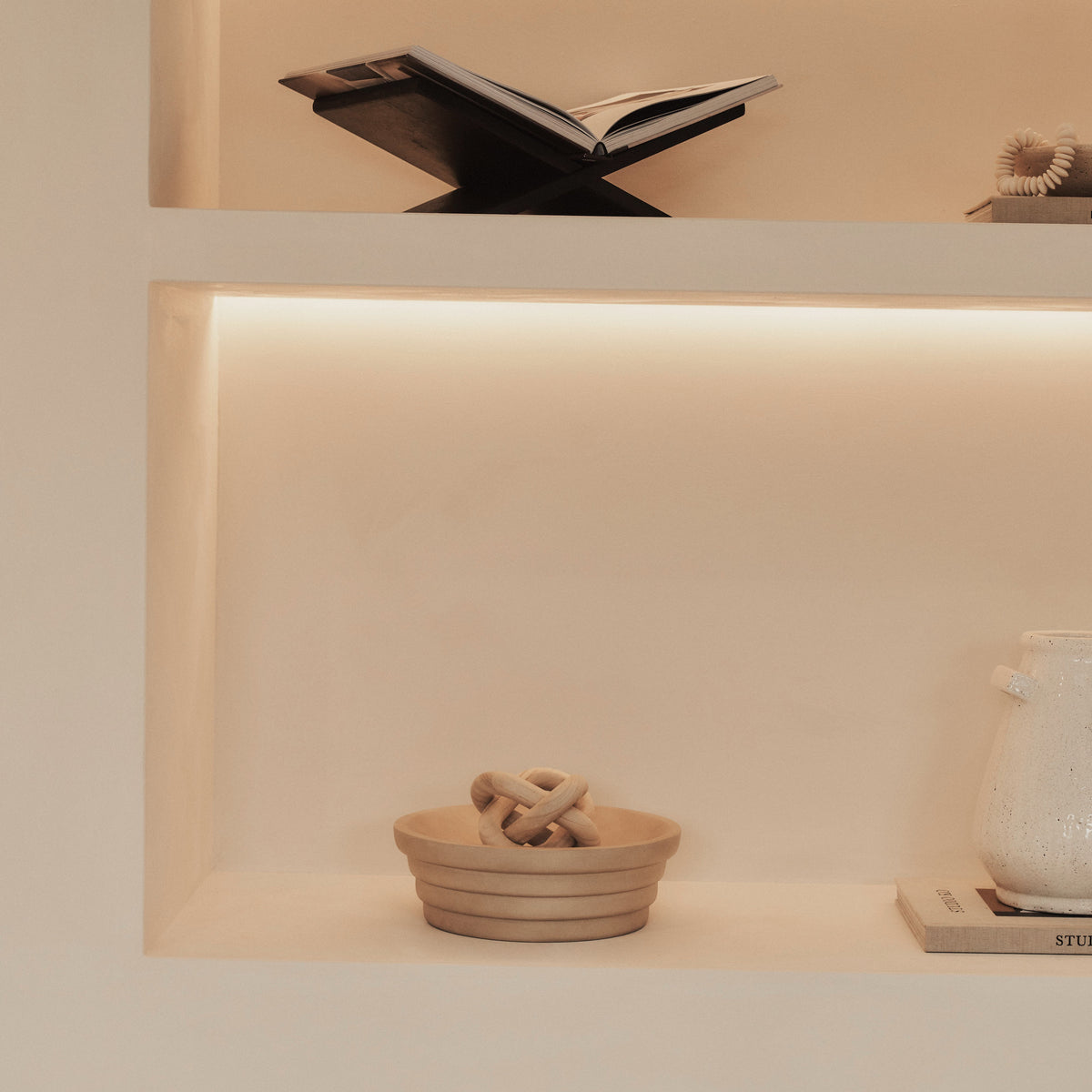 Luciana - Concrete Ribbed Bowl 30cm