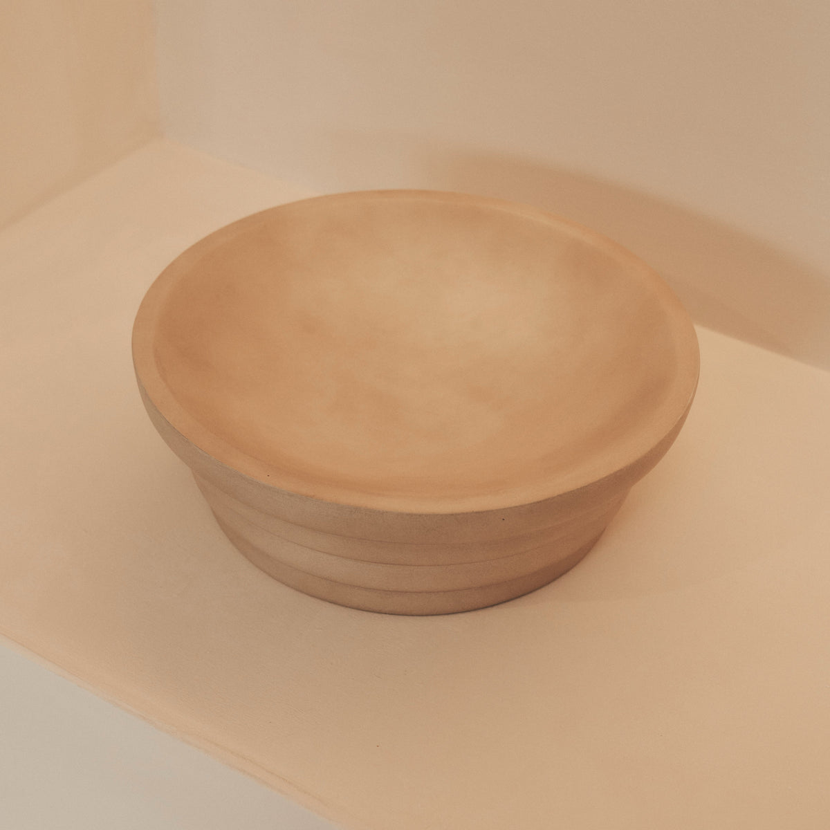 Luciana - Concrete Ribbed Bowl 30cm