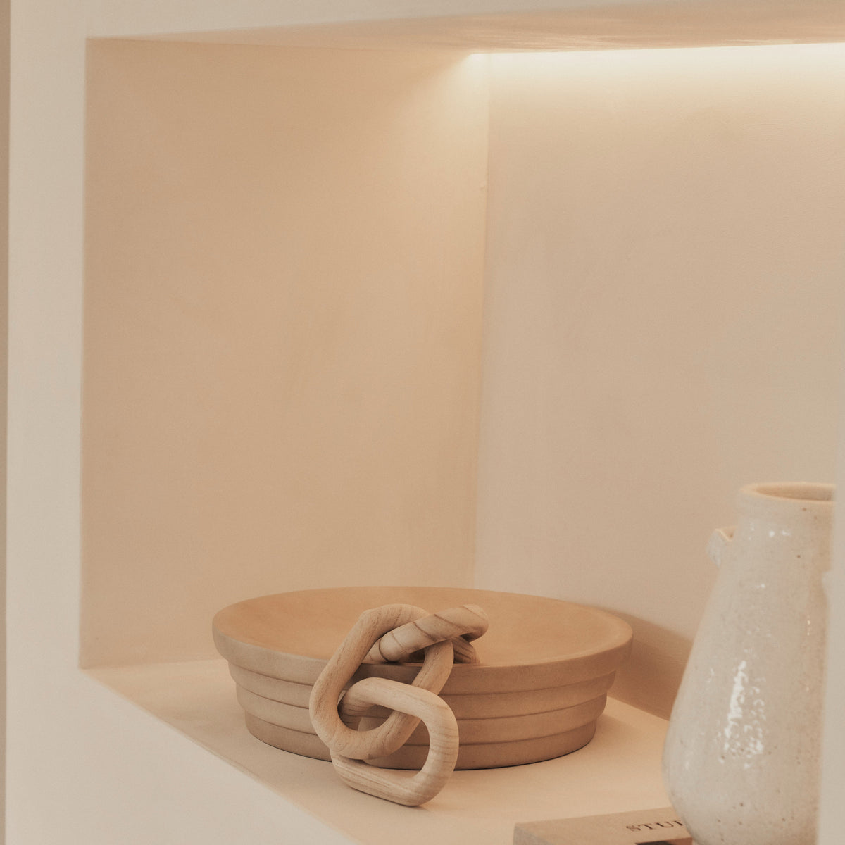 Luciana - Concrete Ribbed Bowl 40cm