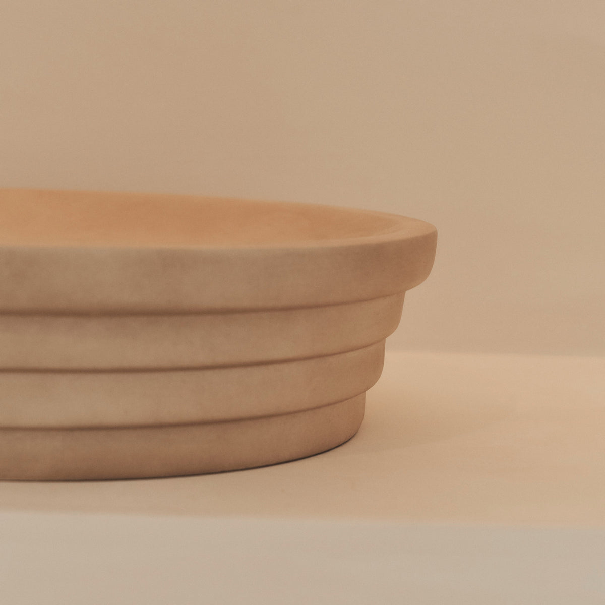 Luciana - Concrete Ribbed Bowl 40cm