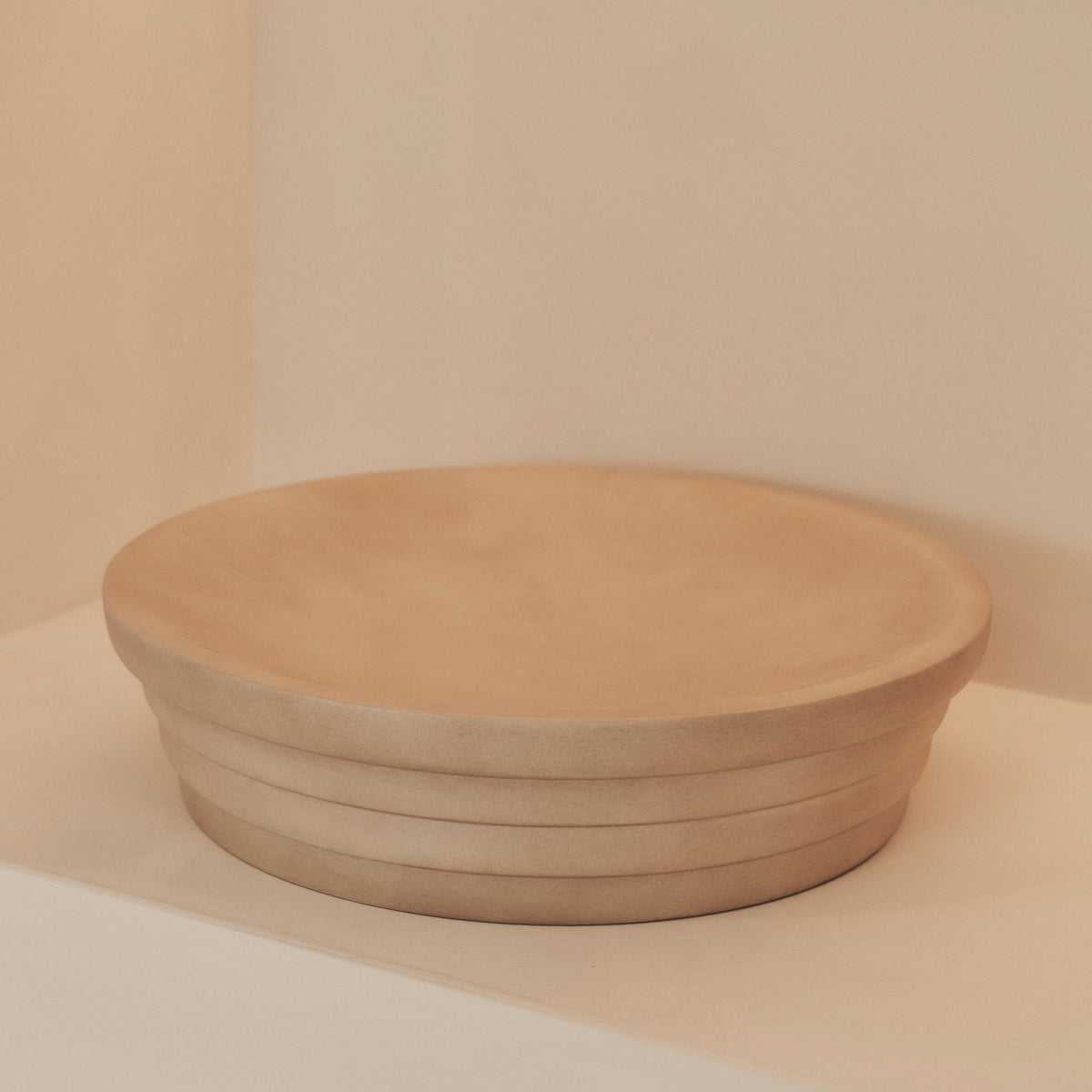 Luciana - Concrete Ribbed Bowl 40cm