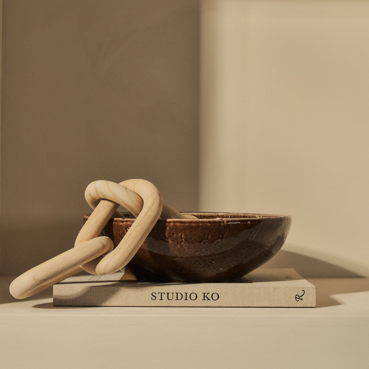 Portera - Chocolate Gloss Ceramic Decorative Bowl
