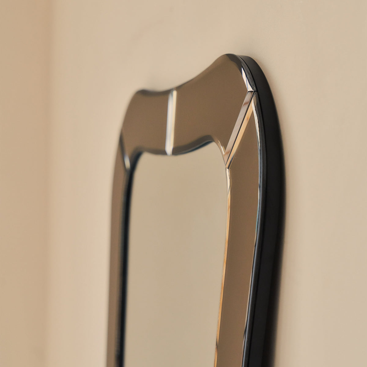 Florence - Bronze Bevelled Edge Art Deco Overmantle Mirror 90cm x 70cm