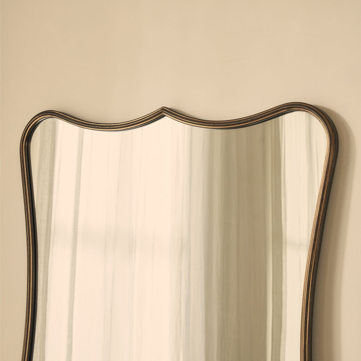 Elise - Antique Bronze Full Length Art Deco Metal Mirror 180cm x 90cm
