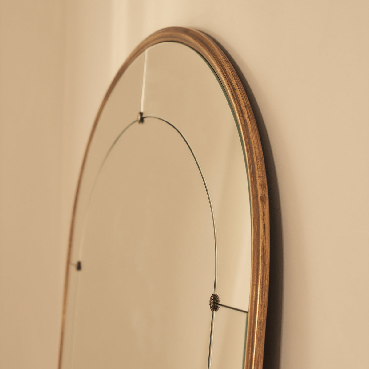 Venosa - Full Length Gold Arched Metal Mirror 180cm x 100cm