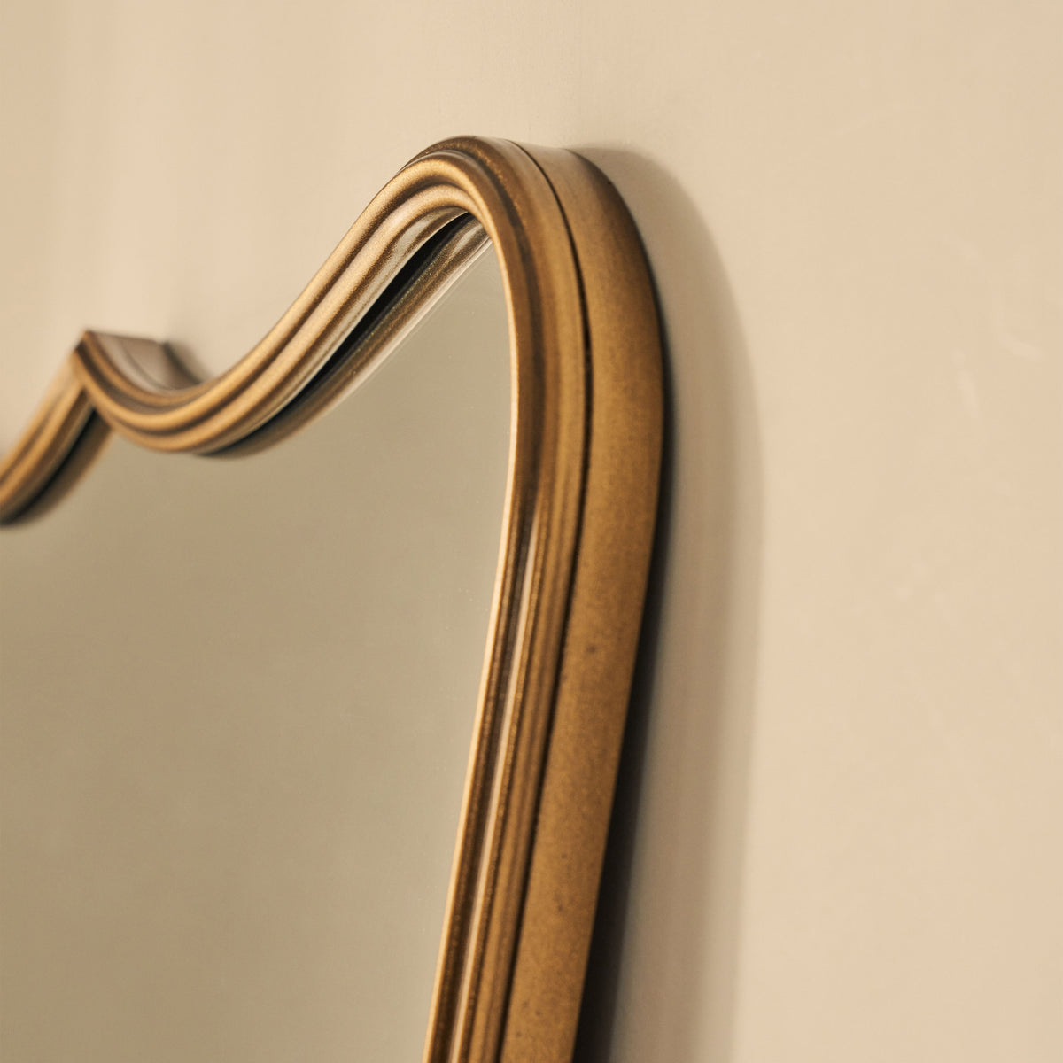 Elise - Gold Full Length Art Deco Metal Mirror 180cm x 90cm