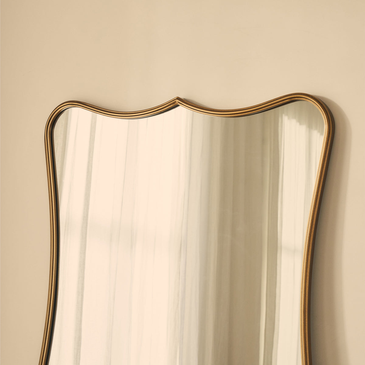 Elise - Gold Full Length Art Deco Metal Mirror 180cm x 90cm