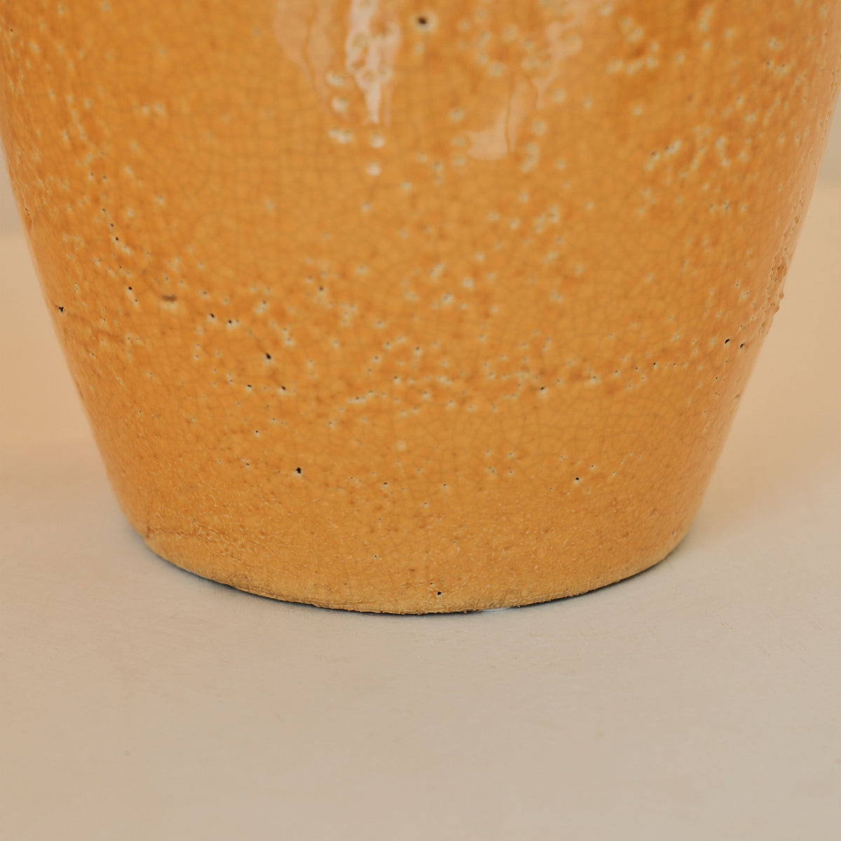 Portera - Ochre Gloss Ceramic Vase