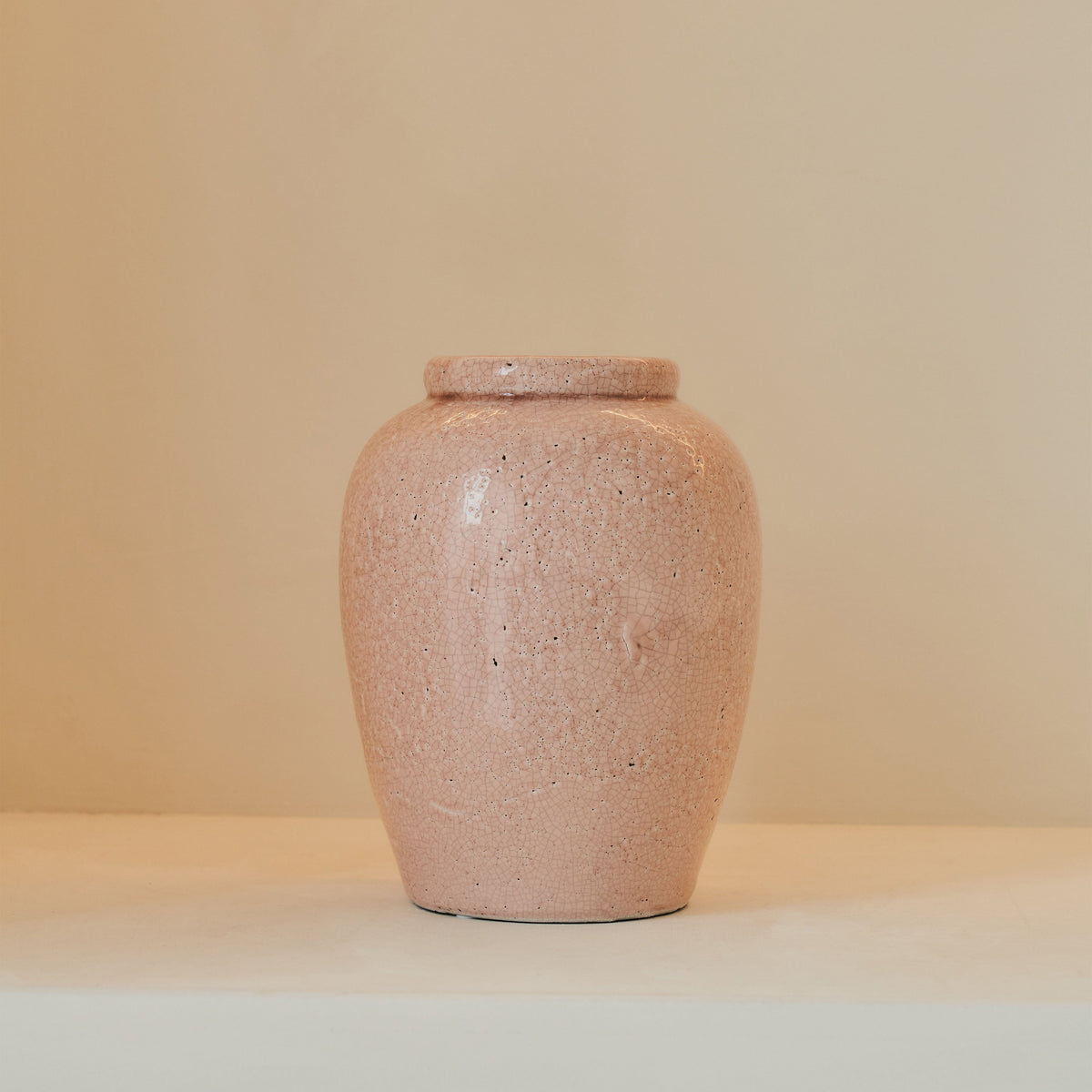 Portera - Blushed Pink Gloss Ceramic Vase