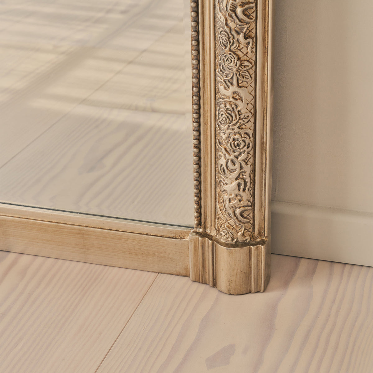 Kensington - Full Length Champagne Ornate Mirror 196cm x 100cm