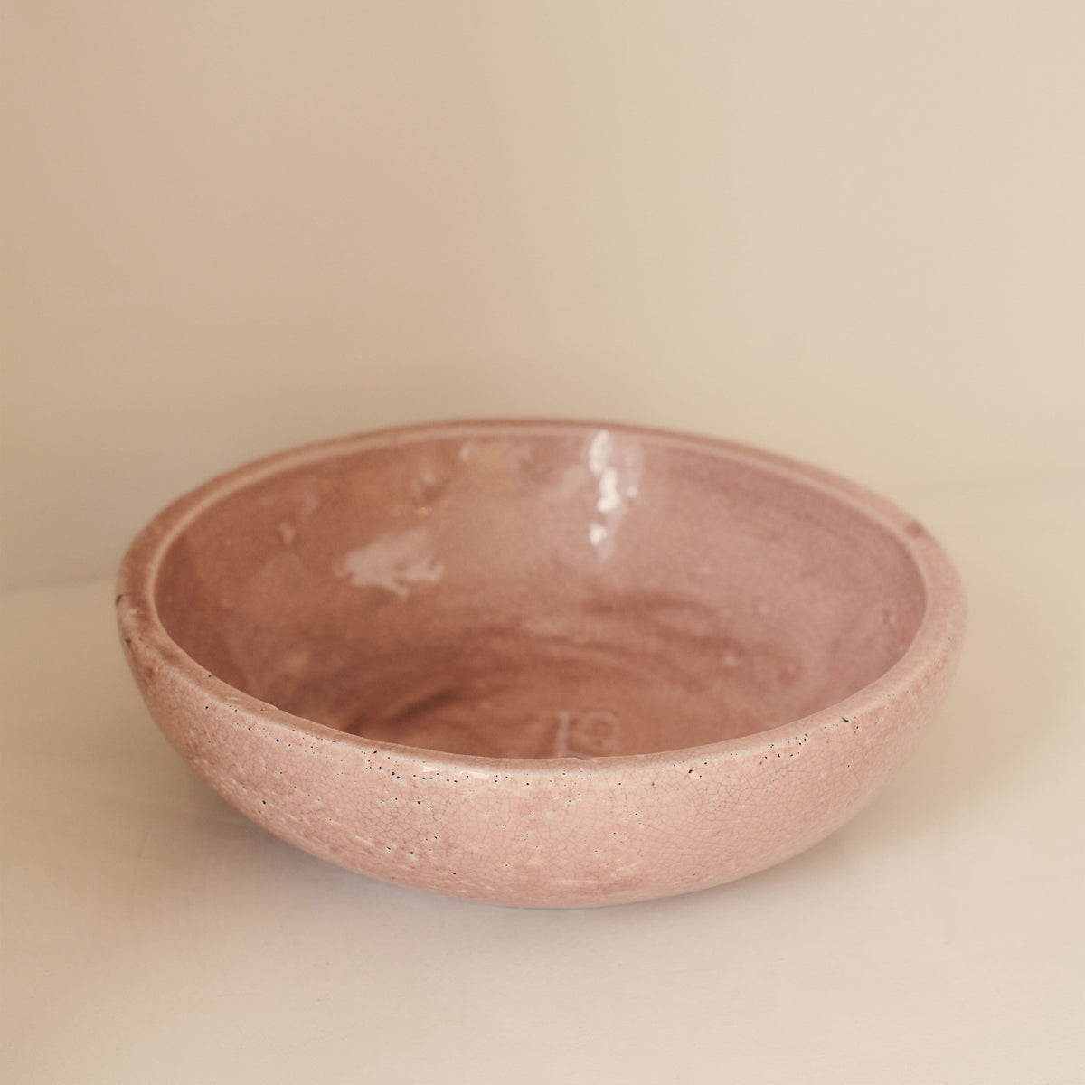 Portera - Blushed Pink Gloss Ceramic Decorative Bowl