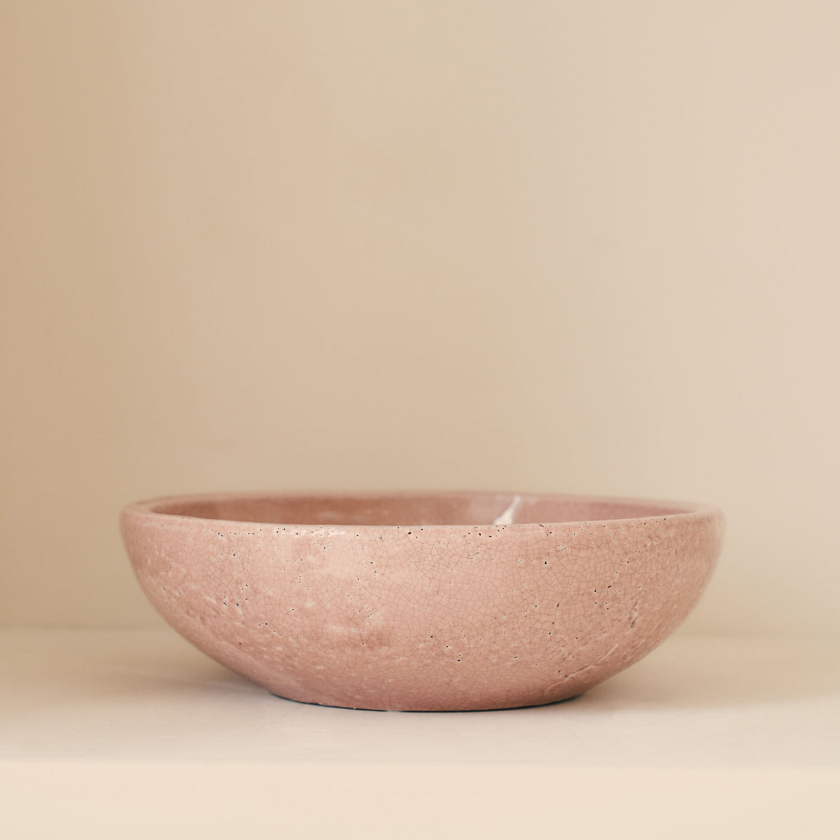 Portera - Blushed Pink Gloss Ceramic Decorative Bowl
