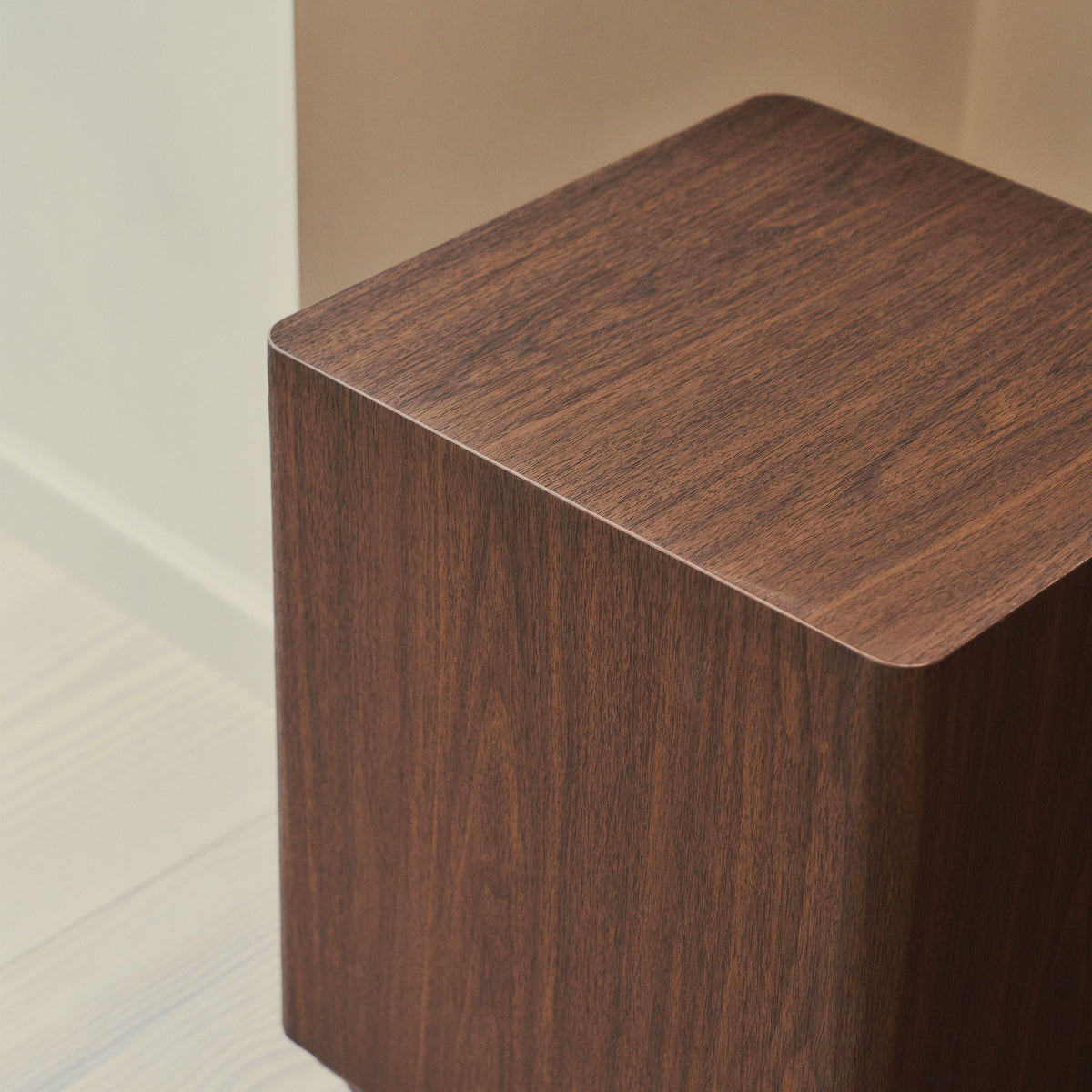 Luciana - Dark Wood Rectangular Side Table