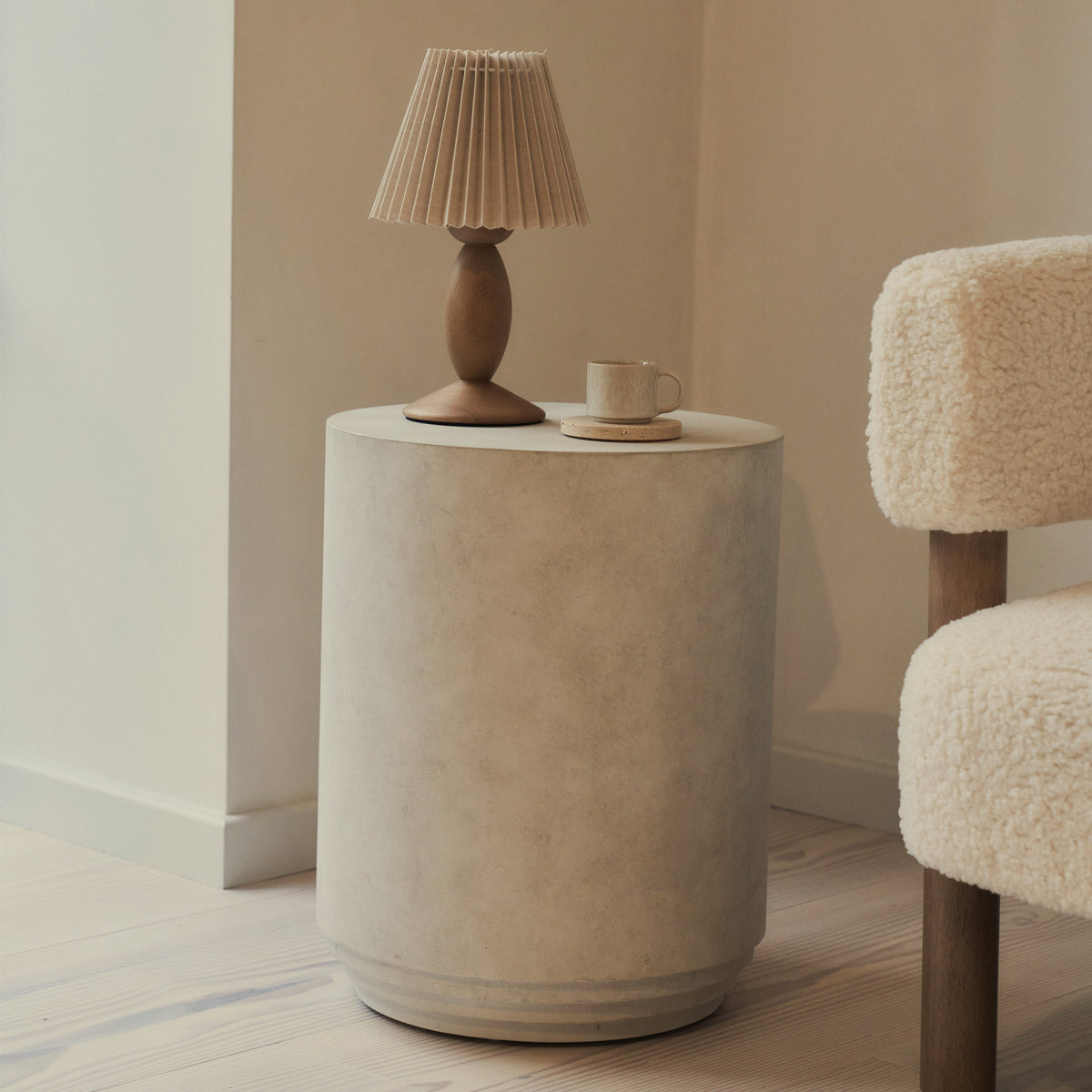 Luciana - Concrete Round Side Table