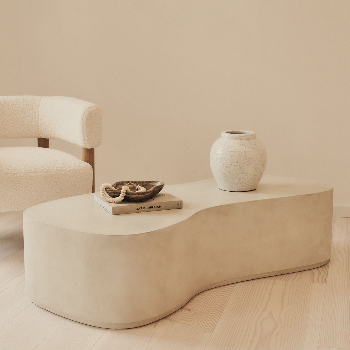 Arlo - Concrete Irregular Extra Large Coffee Table