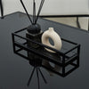 Brooklyn - Black Modern Rectangle Tinted Mirrored Decorative Tray