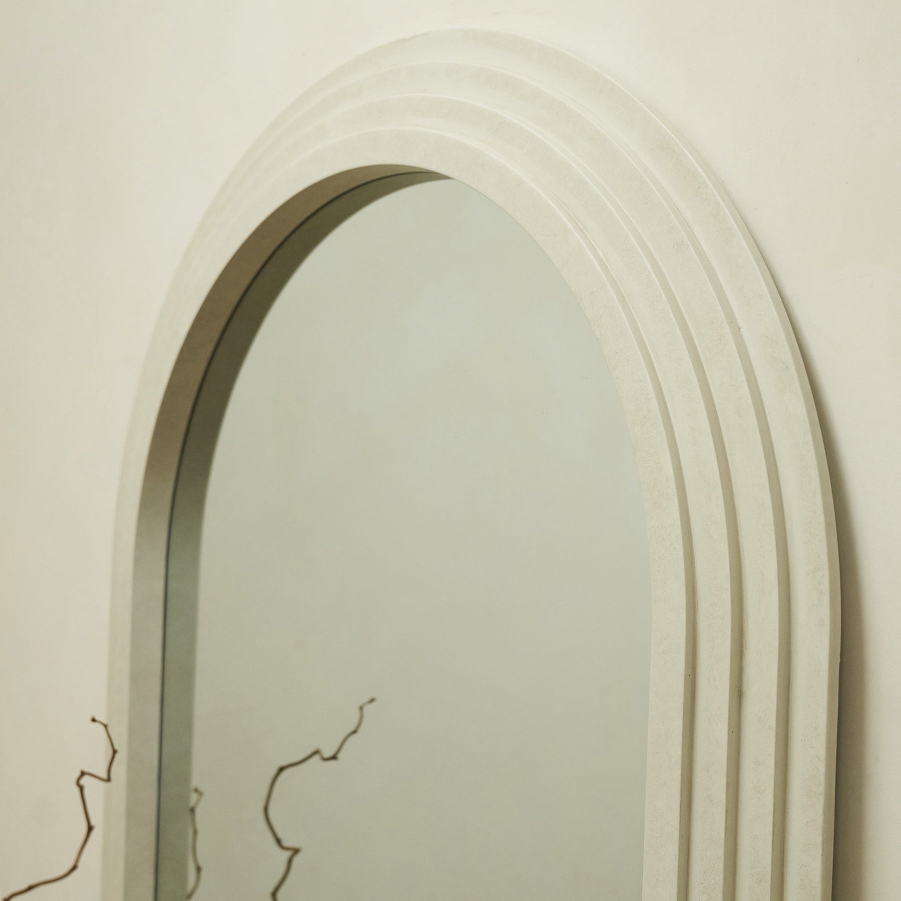 Luciana - Full Length Arched Concrete Mirror 196cm x 104cm