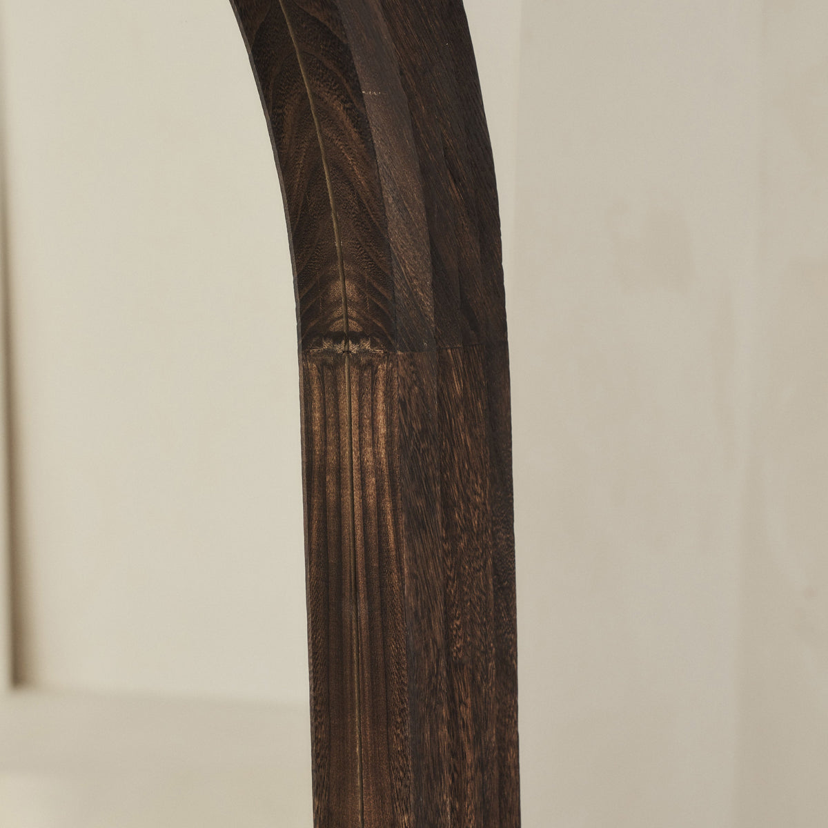 Luciana - Full Length Arched Charred Wood Mirror 180cm x 110cm