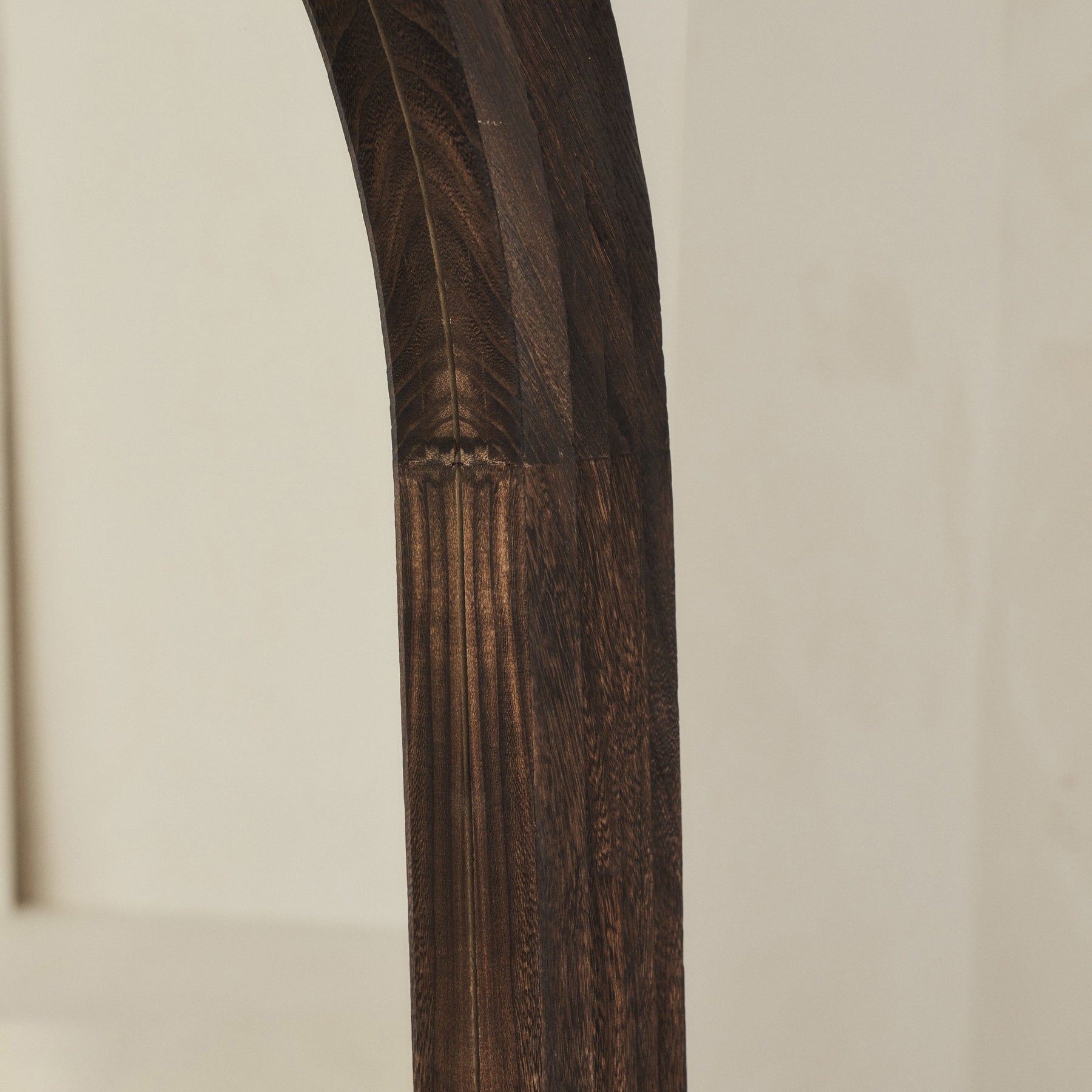 Luciana - Full Length Arched Charred Wood Mirror 180cm x 110cm