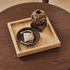 Travara - Cream Travertine Square Decorative Tray