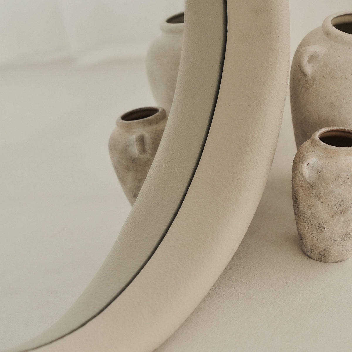 Wabi-Sabi - Concrete Irregular Wall Mirror 80cm x 72cm