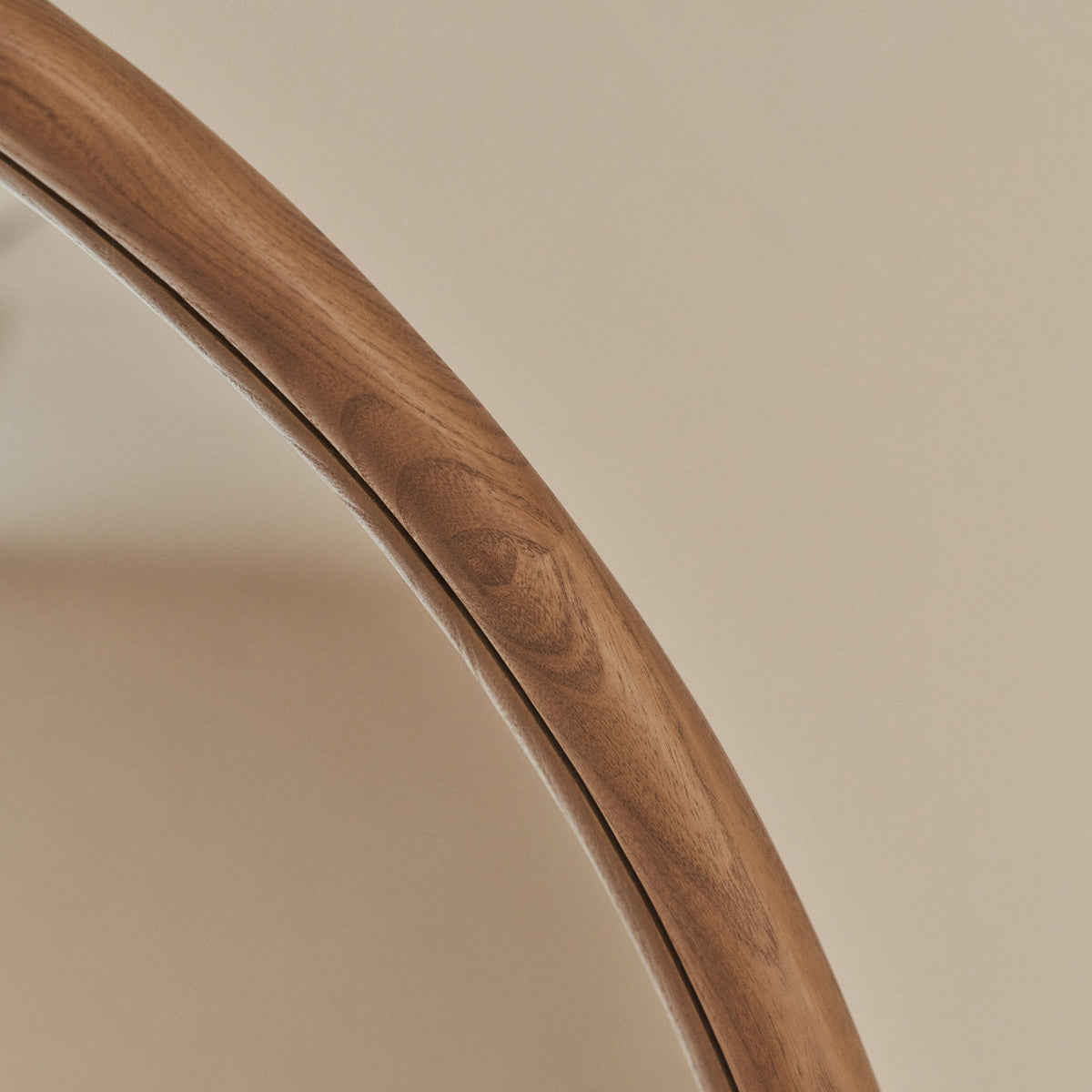 Amora - Full Length Extra Large Arched Warm Wood Mirror 200cm x 120cm