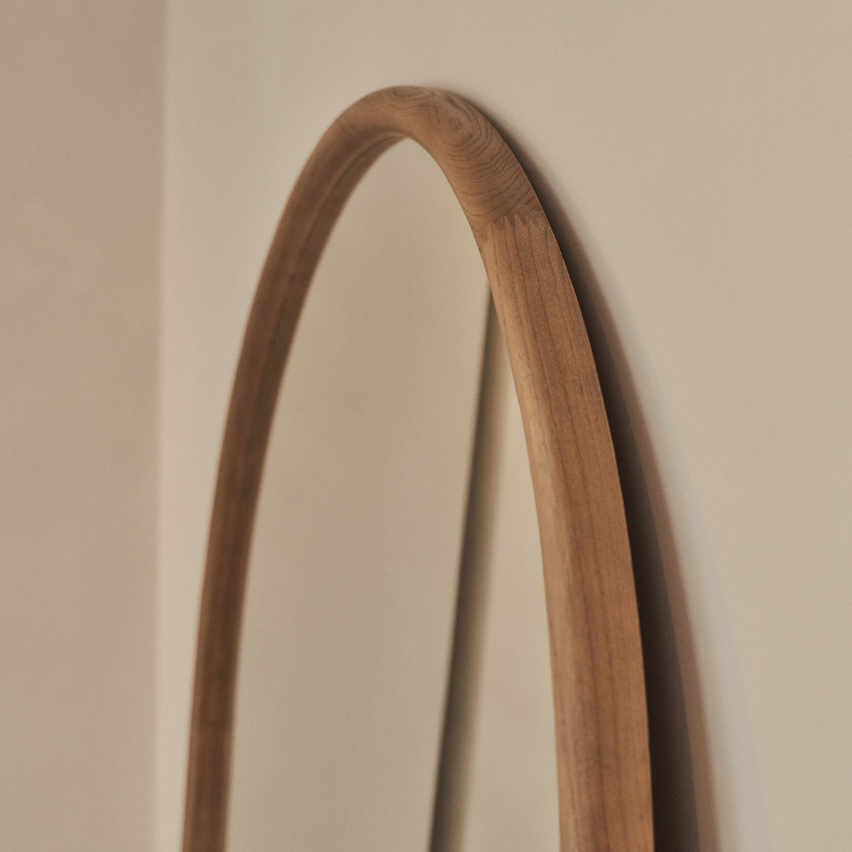 Amora - Full Length Extra Large Arched Warm Wood Mirror 200cm x 120cm