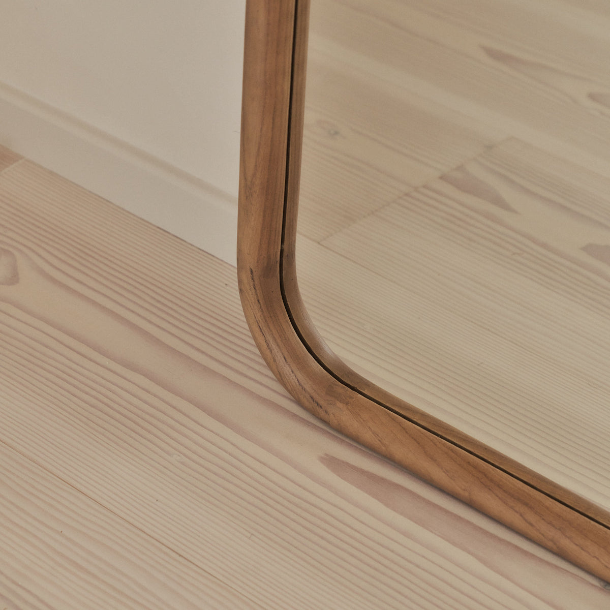 Amora - Full Length Extra Large Arched Warm Wood Mirror 200cm x 120cm