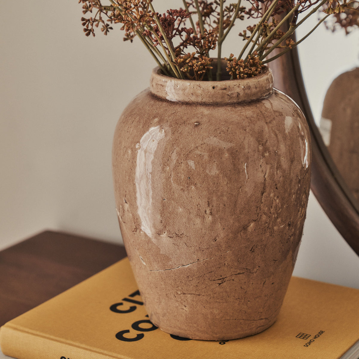 Portera - Caramel Gloss Ceramic Vase