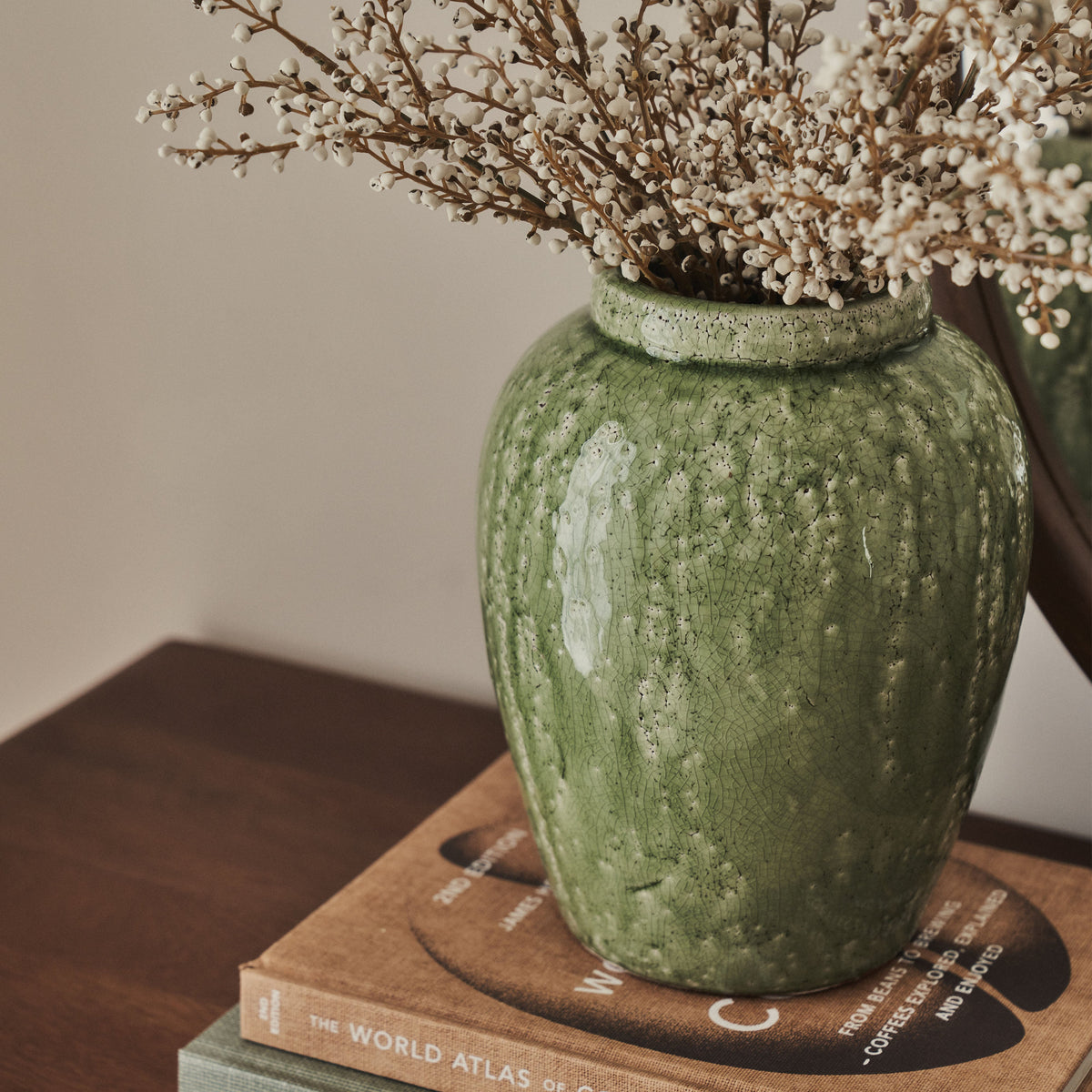 Portera - Jade Green Gloss Ceramic Vase