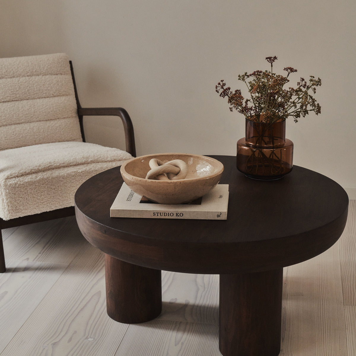 Portera - Beige Gloss Ceramic Decorative Bowl