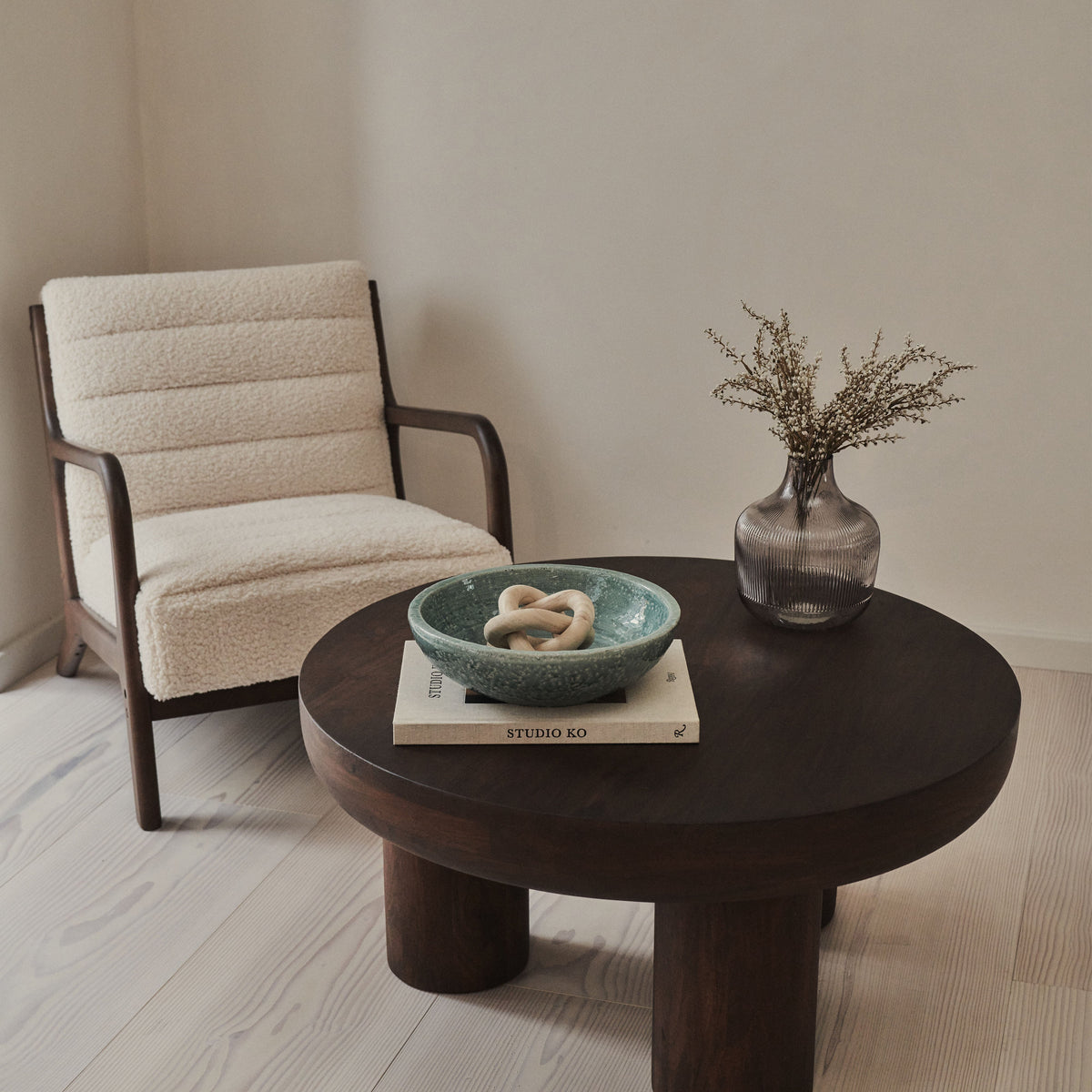 Portera - Coral Blue Gloss Ceramic Decorative Bowl