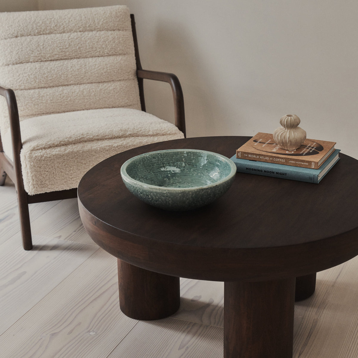 Portera - Coral Blue Gloss Ceramic Decorative Bowl