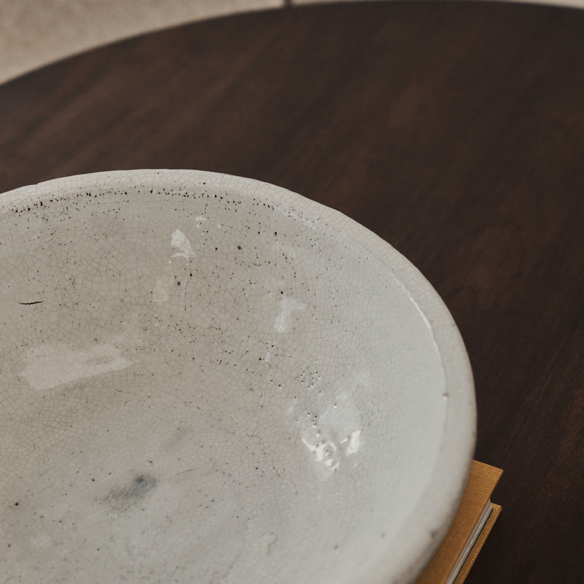 Portera - Ivory Gloss Ceramic Decorative Bowl