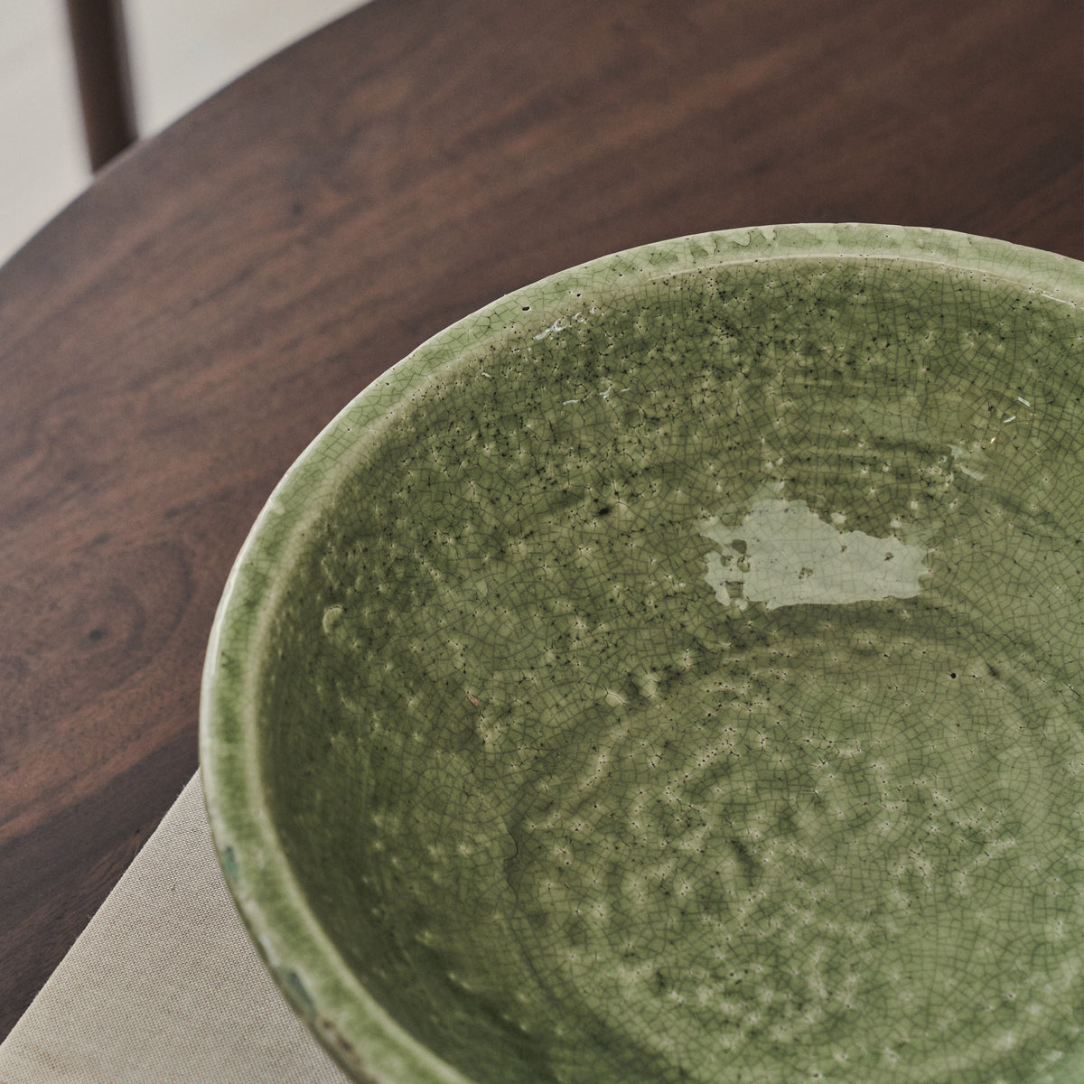 Portera - Jade Green Gloss Ceramic Decorative Bowl