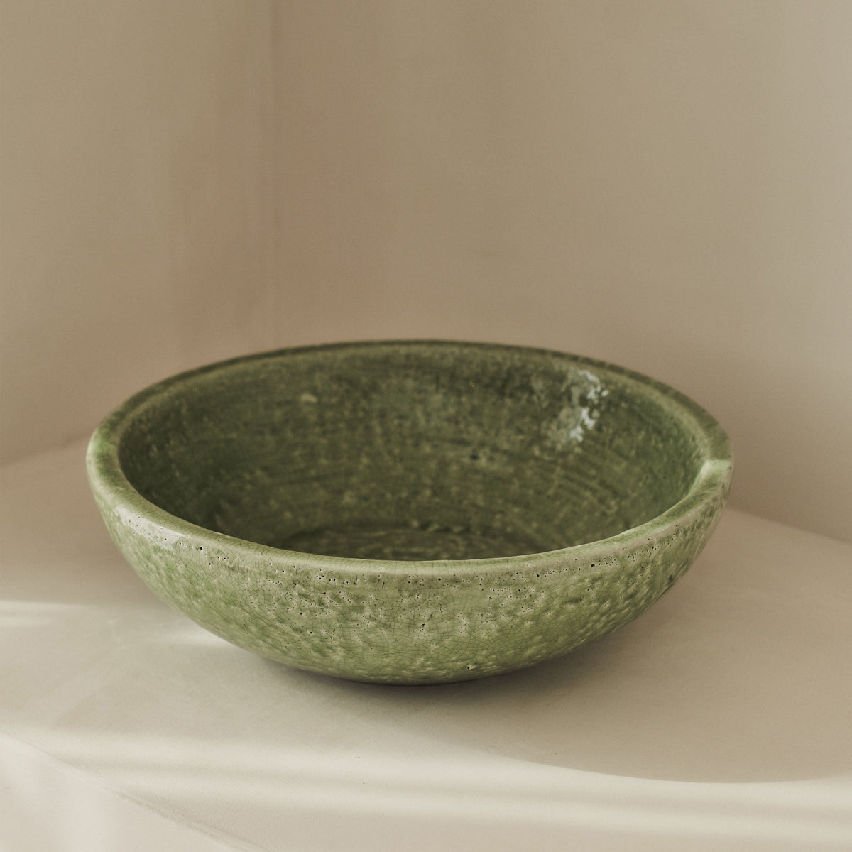 Portera - Jade Green Gloss Ceramic Decorative Bowl