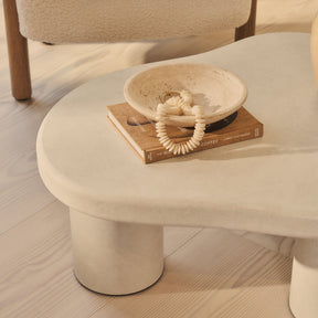 Savanna - Concrete Irregular Wooden Coffee Table